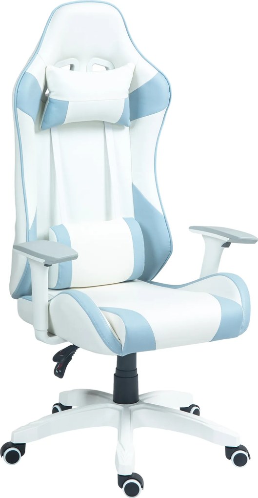 HOMCOM Scaun Gaming pentru computer din piele artificială | Aosom Romania