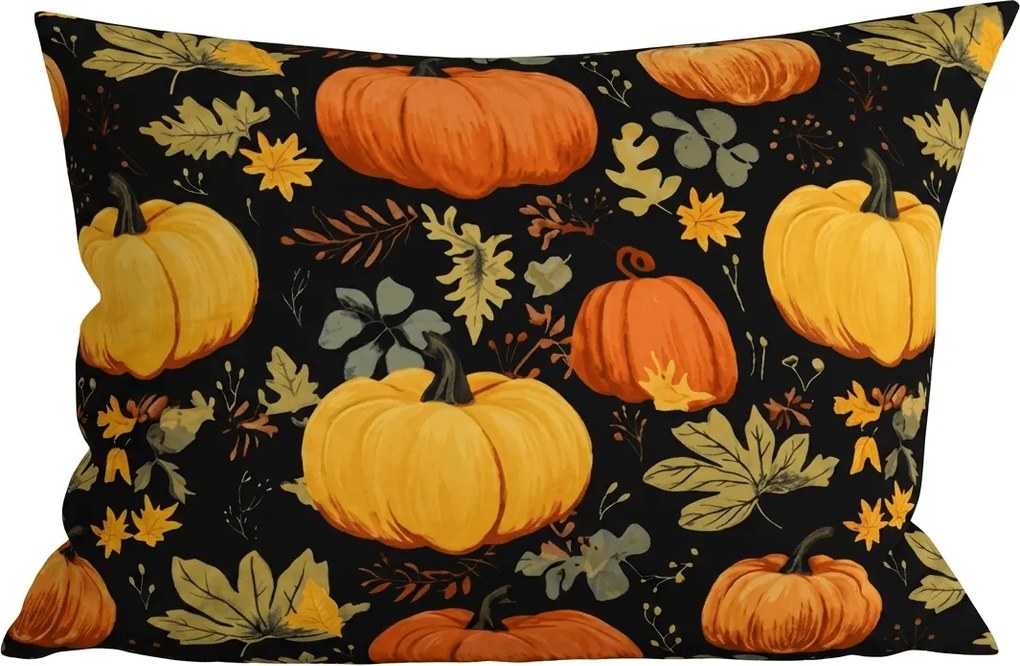 Husa de perna din microfibra ORANGE PUMPKINS 70x90 cm, colorat