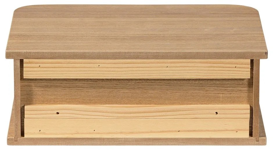 Noptieră în culoare naturală suspendată cu aspect de lemn de pin Jena – WOOOD