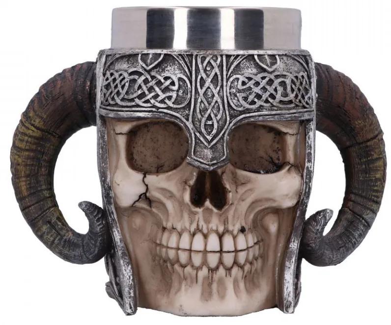 Halba Craniu de viking 14 cm