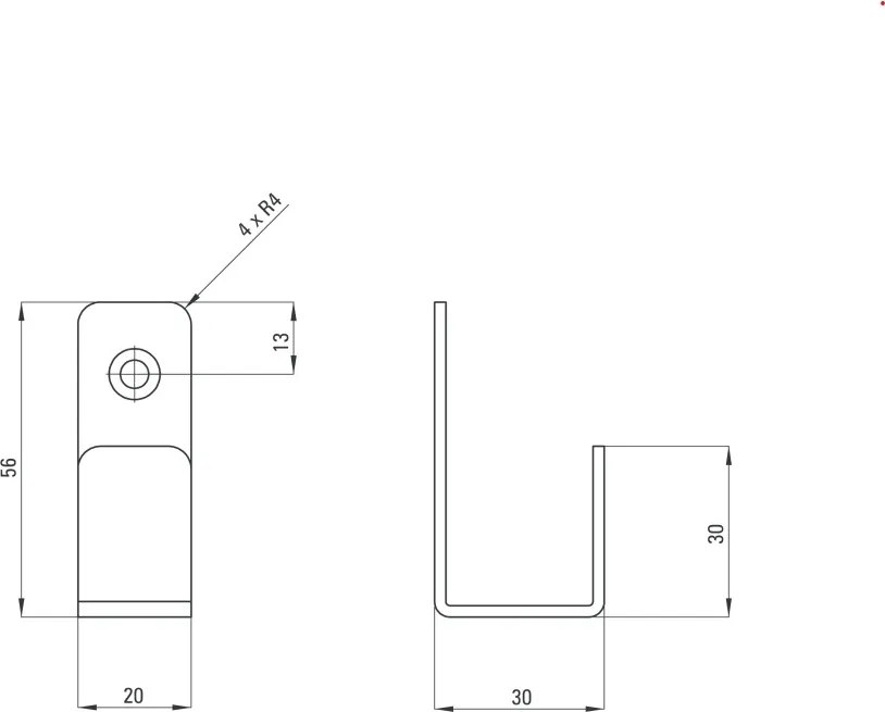 Suport prosop seria Nero ADM_N111