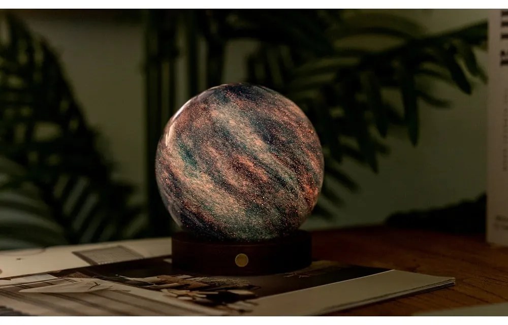 Decorațiune luminoasă în culoare naturală închisă cu USB ø 12 cm Galaxy Breeze – Gingko