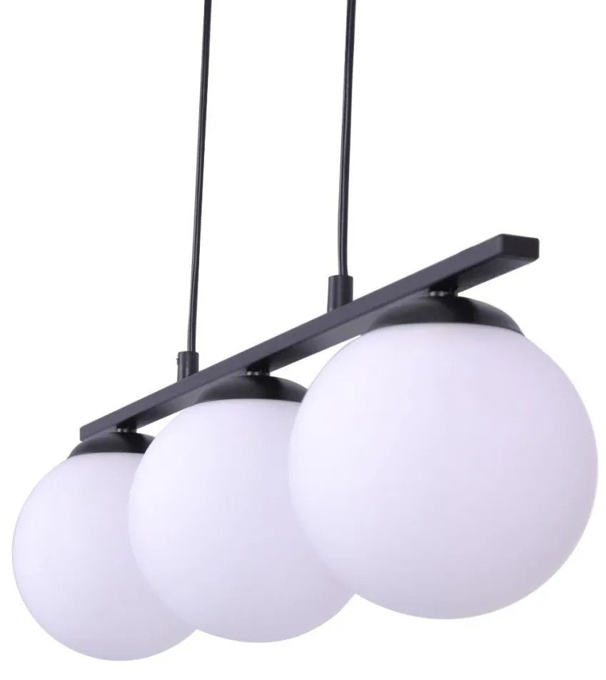 Pendul, Lustra Suspendata Moderna, Negru, 3xE14, GLOBE
