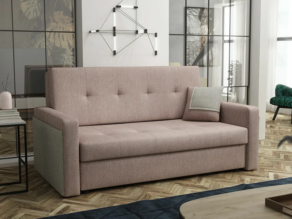 Canapea extensibilă Columbus 175Cutie de pat, 86x160x98cm, 70 kg, Picioare: Metal