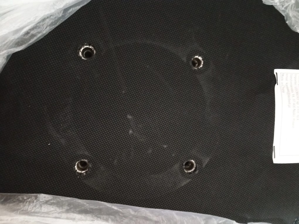 OFERTA Scaun de bar albastru VELVET KAST cu picior negru II. calitate