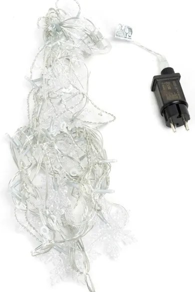 Aigostar - Ghirlandă LED de Crăciun pentru exterior 120 LED/6W/230V/8 funcții 3x0,7m IP44 alb rece + telecomandă