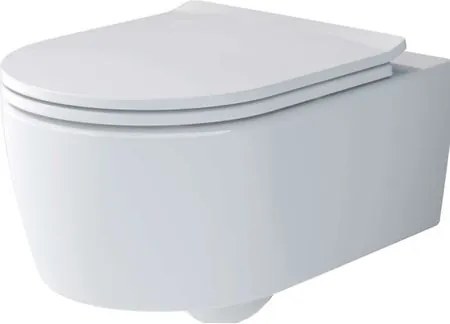 Set vas WC suspendat Villeroy &amp; Boch Soul 37x53cm Direct Flush si capac cu inchidere lenta