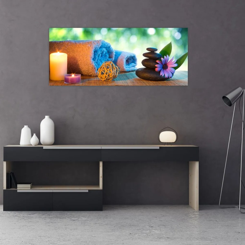 Tablou - Relaxare masaj pictura (120x50 cm)