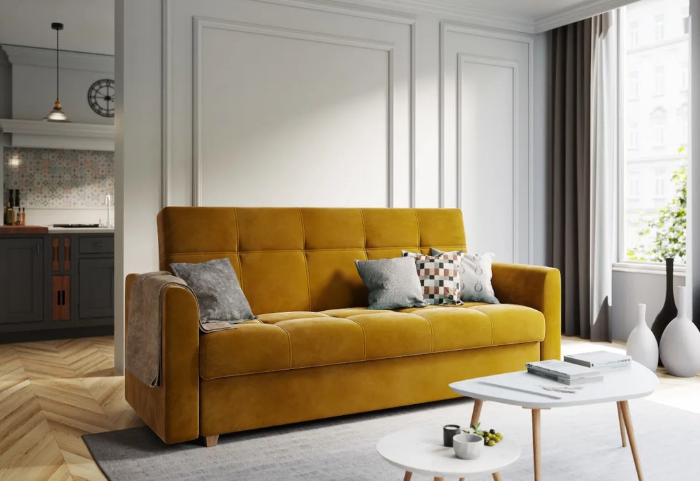 Supermobel Canapea tapitata extensibila LENTO, 215x88x85, itaka 10