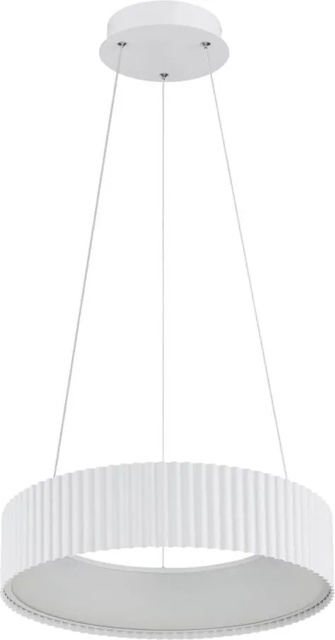 Globo 15924W - Lustră LED suspendată pe cablu KEMP LED/45W/230V Ø 46 cm, alb