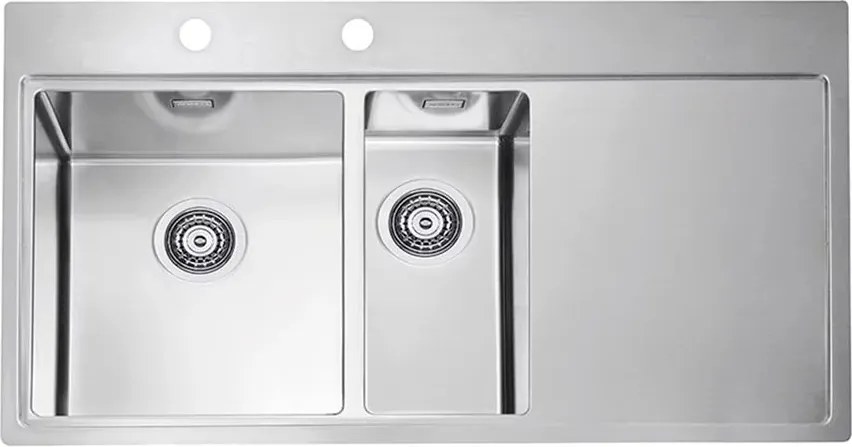Chiuveta inox Alveus Pure 60 stanga 98x53 cm