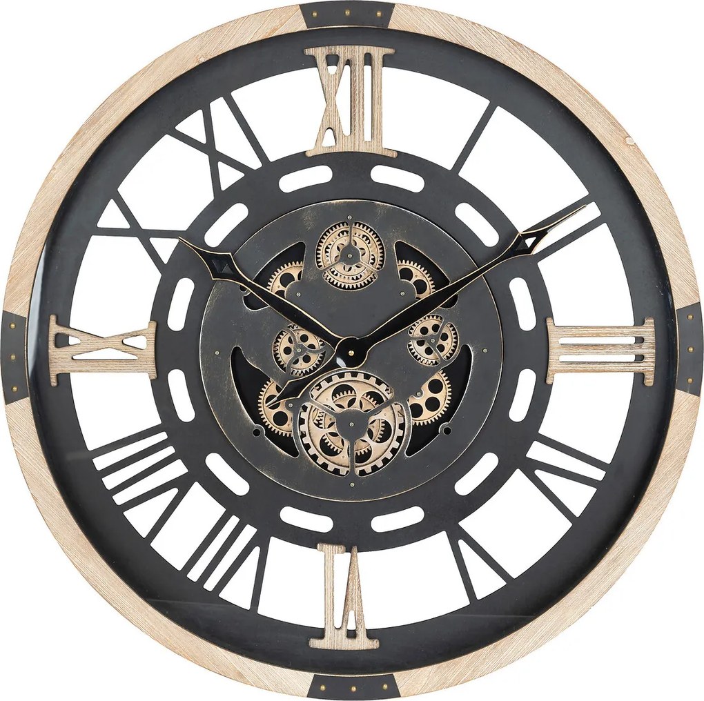 Ceas MDF mecanic Kent diametru 80 cm