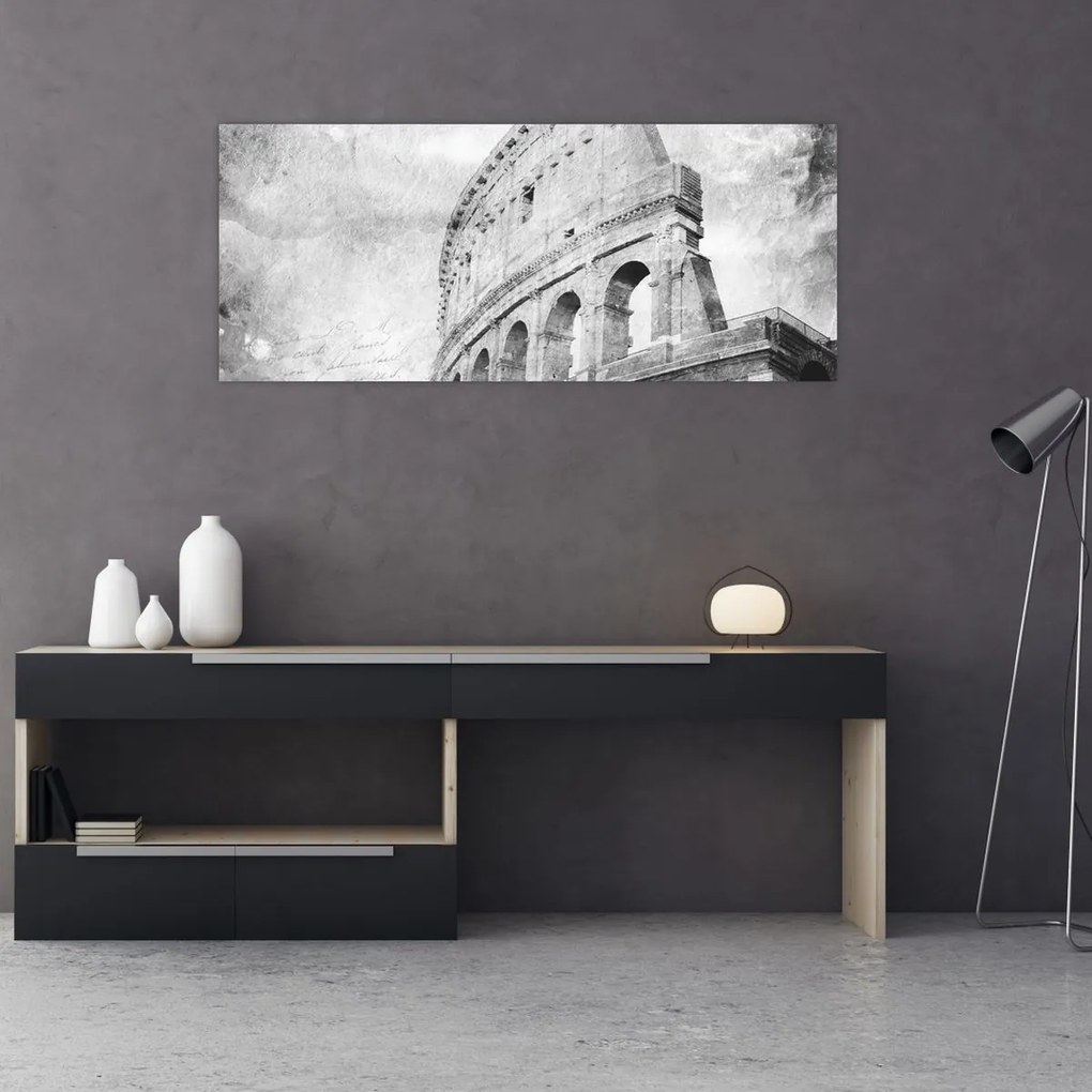 Tablou - Carte poștală de epocă a orașului N⁰1 (120x50 cm)