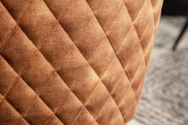 Set 2 scaune moderne pivotante Euphoria maro