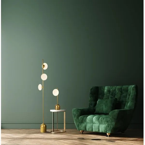 Lampă de masă Searchlight EU94040-1GO PEBBLE 1xG9/33W/230V auriu