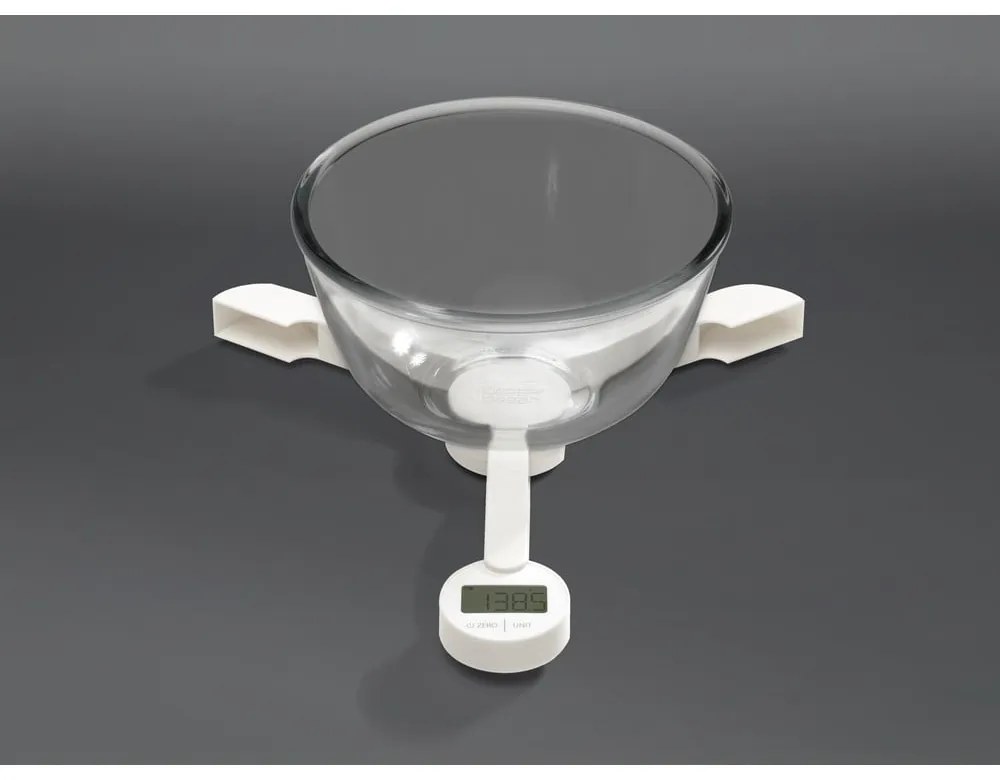 Cântar pliabil digital Joseph Joseph TriScale, alb