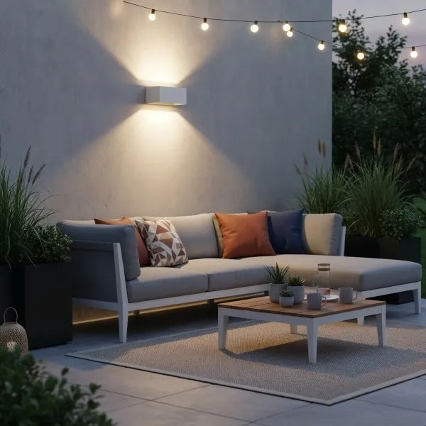 Aplică LED de exterior Ideal Lux ATOM LED/25W/230V IP54 alb