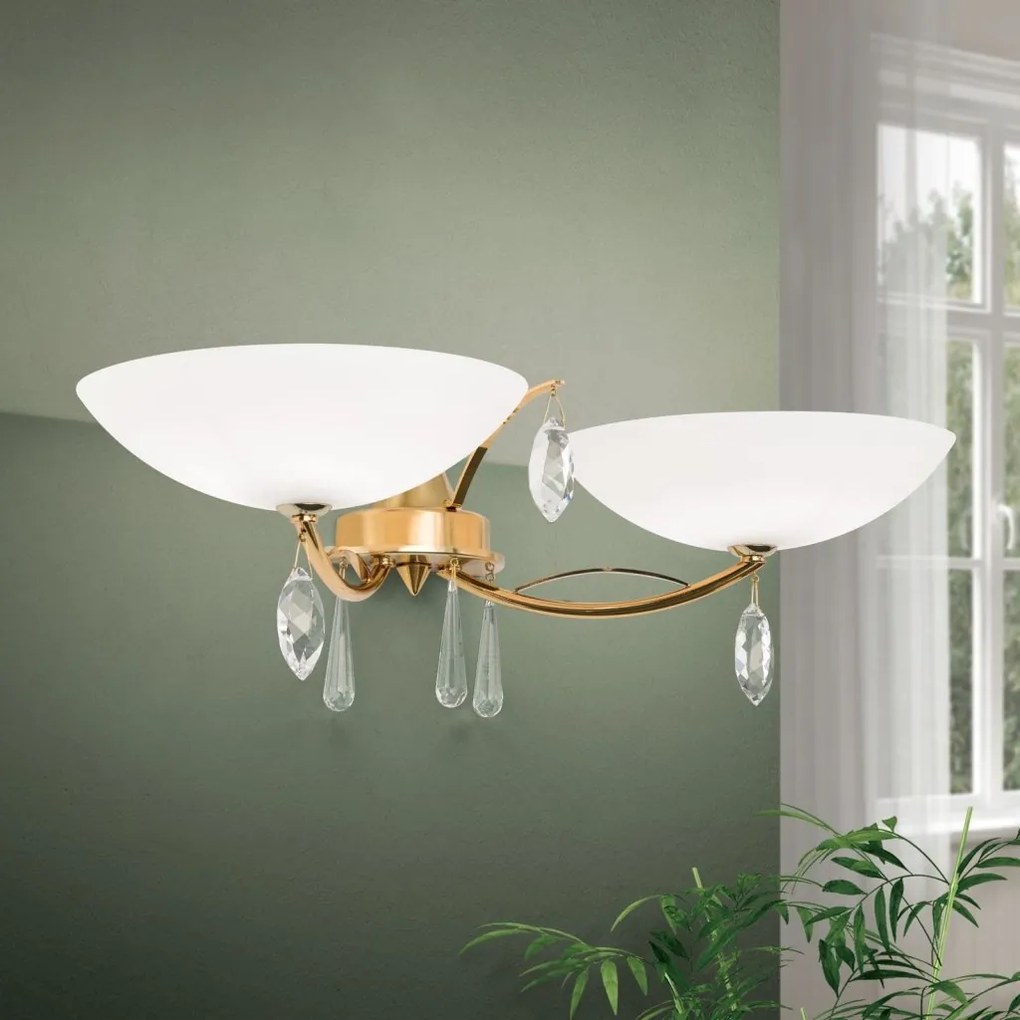 Aplica de perete OPALDESIGN, auriu mat