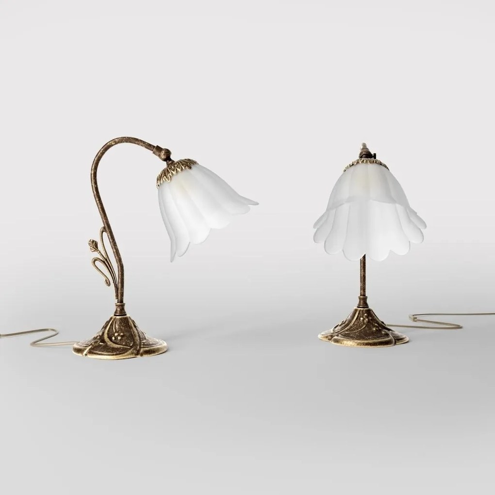 Veioza, Lampa de masa stil Art Nouveau Floral