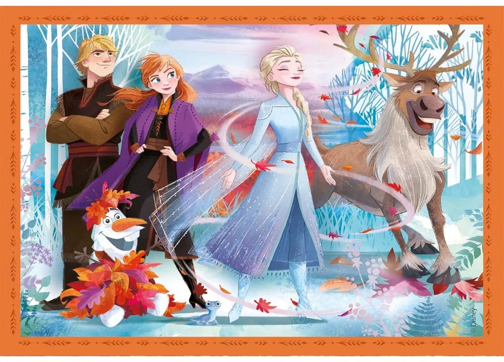 Disney Regatul de gheață Echoes Puzzle 4-în-1 Clementoni