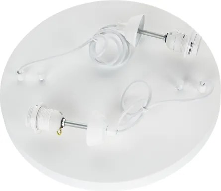 Brilagi - Lampă suspendată pe cablu WABI SABI, 2xE27/40W/230V, Ø 74 cm, albă