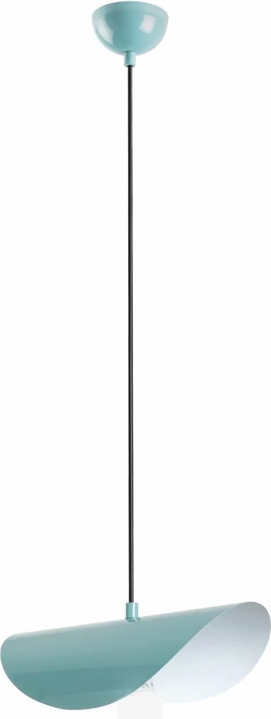 Lustra EGER, turcoaz, metal, 30x20x17-106 cm