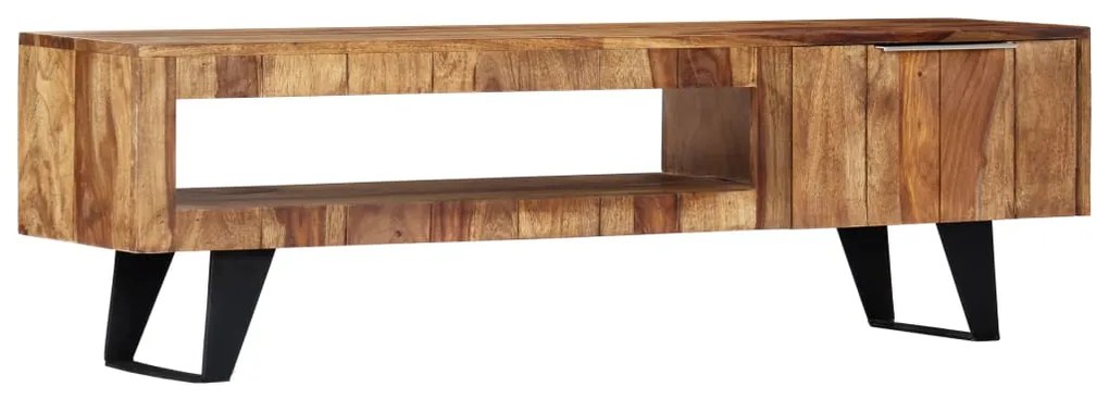 vidaXL Comodă TV, 140 x 30 x 40 cm, lemn masiv de acacia