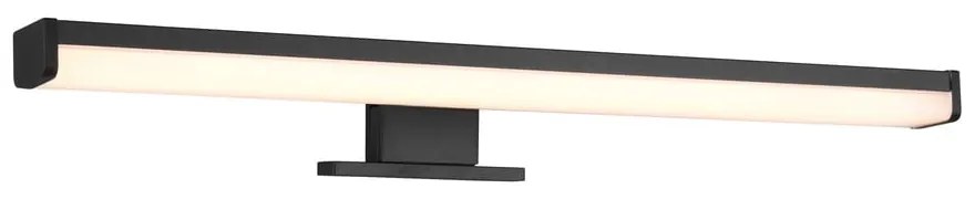 Aplică de perete negru-mat LED (lungime 40 cm) Lino – Trio