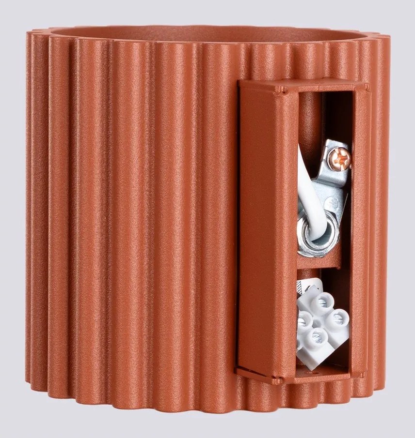 Aplică de perete portocalie ø 10 cm Zora – Sollux