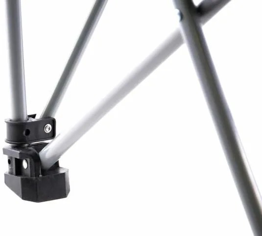 Scaun de camping pliant DIVERO cu pernă - verde