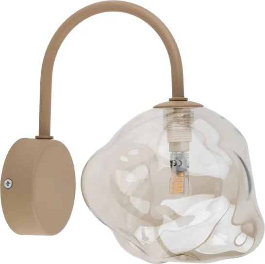 Brilagi - Lampă de perete VULCANO 1xG9/8W/230V bej/bej fumuriu