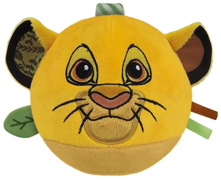 Disney Regele Leu figura de minge din pluș, zornăitoare pentru bebeluși Clementoni