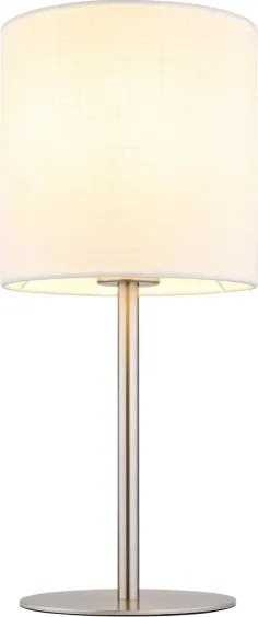Globo 21440W - Lampă de masă BENSON 1xE27/40W/230V albă