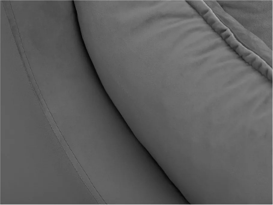Canapea extensibilă cu 3 locuri și spațiu de depozitare Mazzini Sofas Freesia, gri
