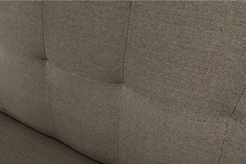 Canapea extensibilă, material gri-maro taupe, OTISA