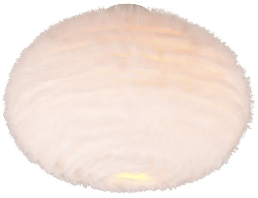 Plafonieră crem ø 50 cm Furry – Trio