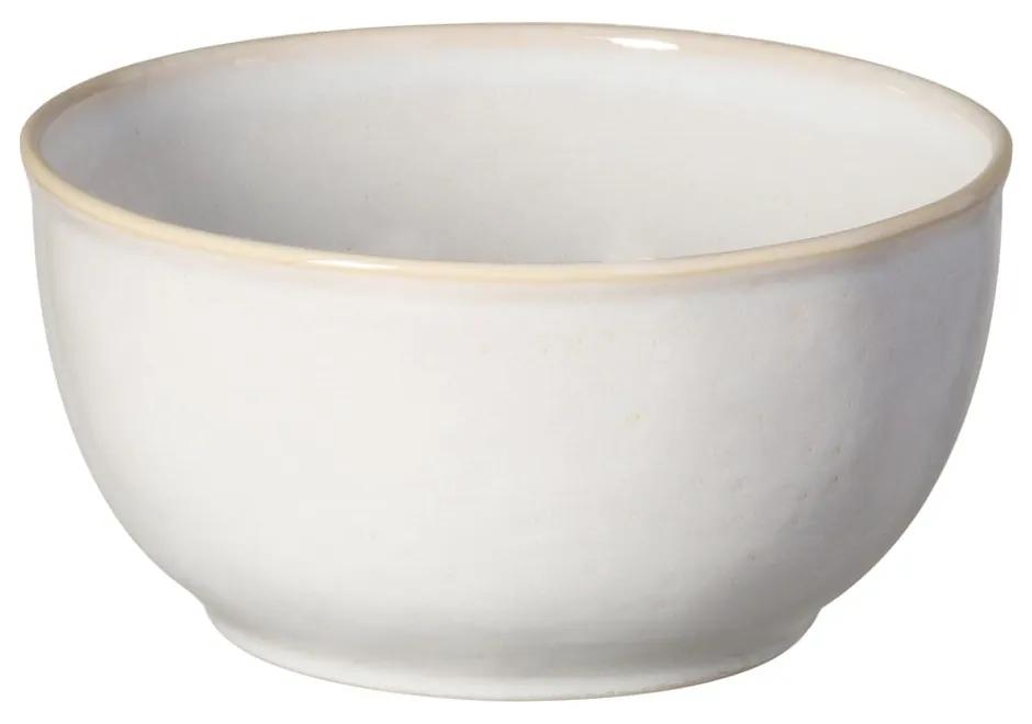 Bol din gresie ceramică Costa Nova Roda, ⌀ 19 cm, alb