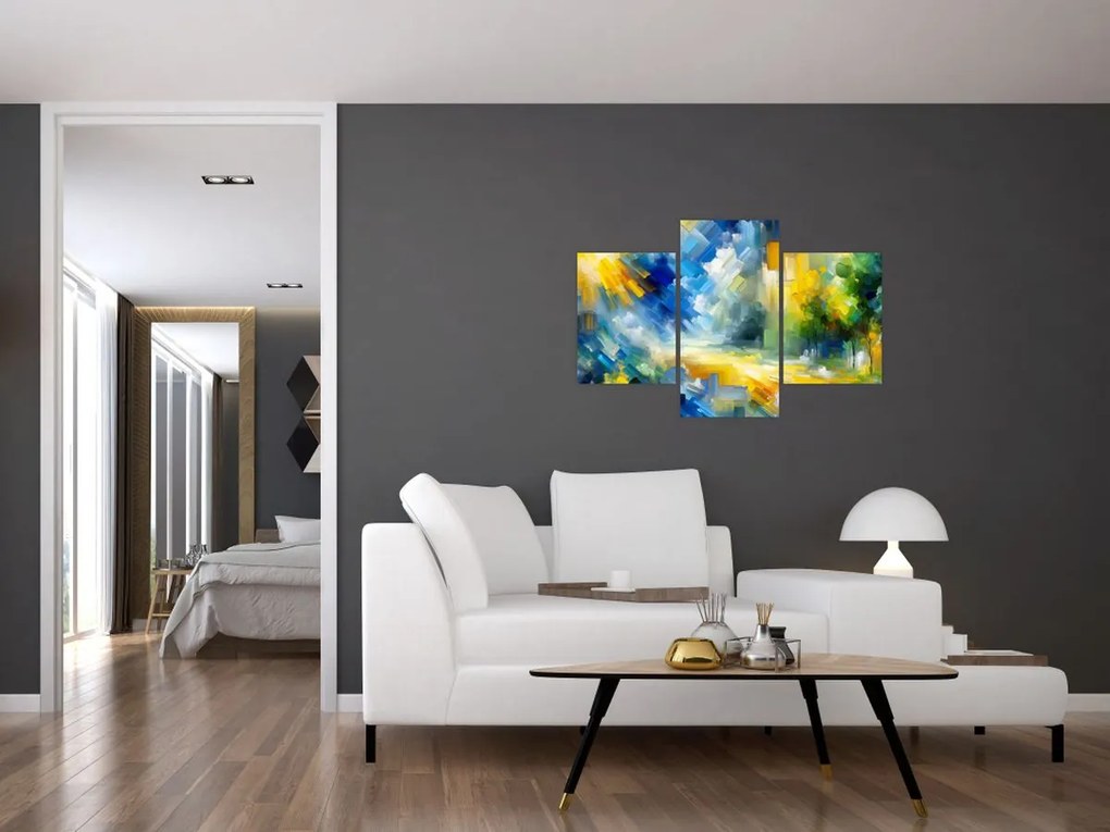 Tablou - Zi însorită abstractă (90x60 cm)