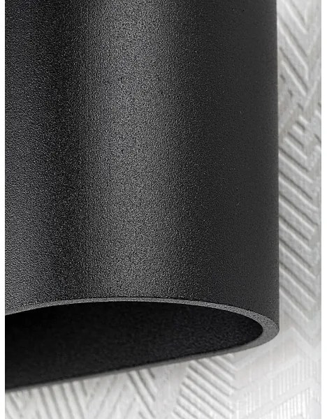 Aplică KAUNAS 1xG9/10W/230V neagră Rabalux 7023