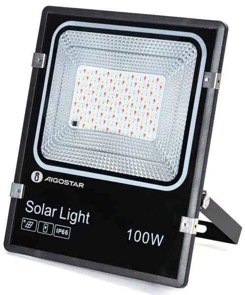 Proiector LED RGB solar dimabil Aigostar LED/10W/3,2V IP66 + telecomandă