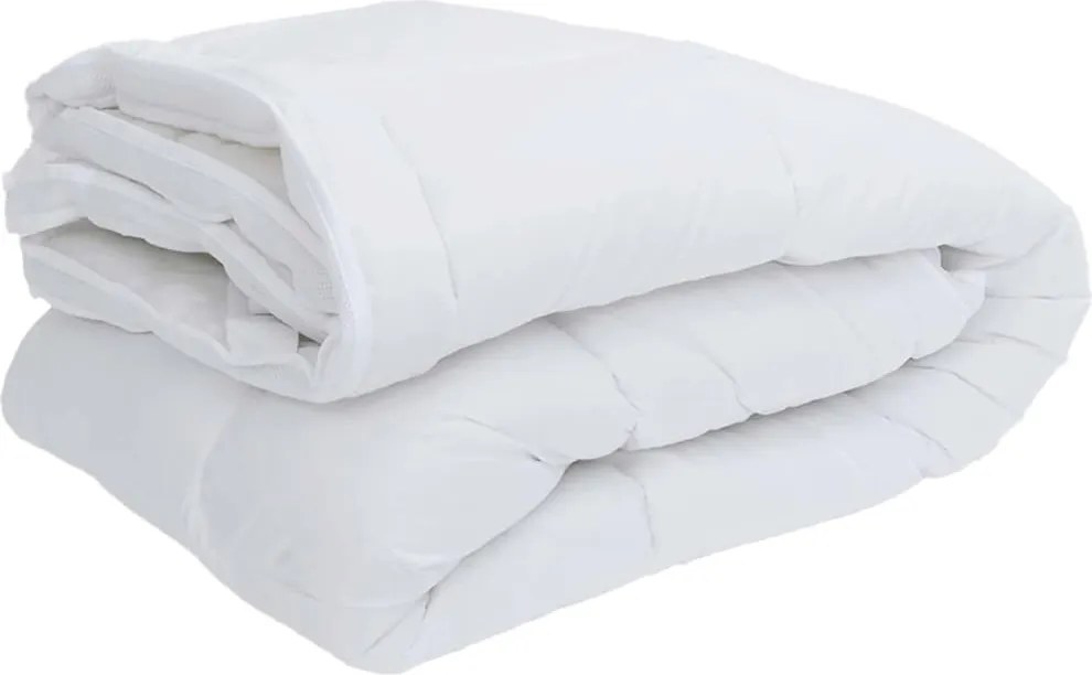 vidaXL Protecție de saltea, alb, 90x190 cm