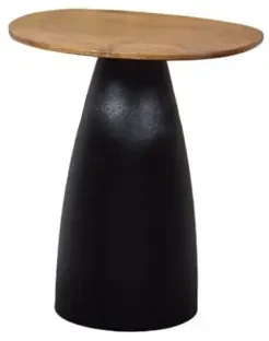 Masă de cafea, culoare lemn natural, D50 cm, Stanley, Bizzotto | BIANO