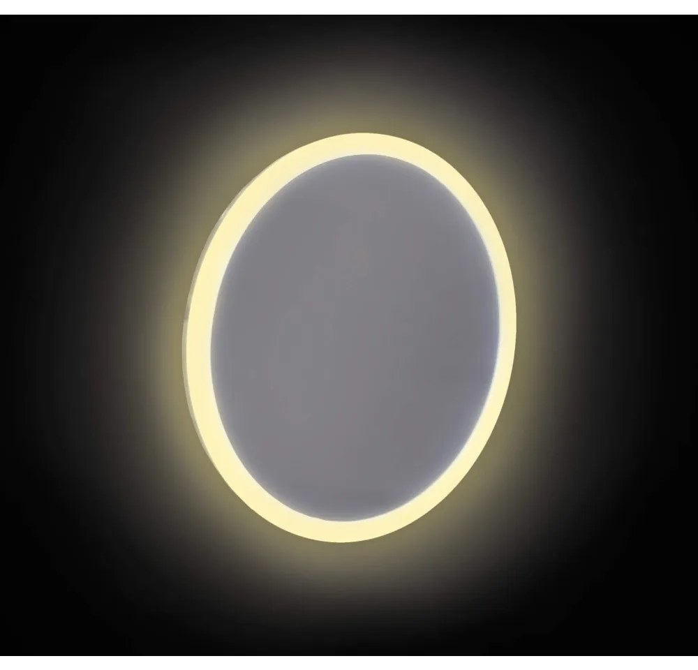Oglinda rotunda cu iluminare LED Deante Round crom 22cm