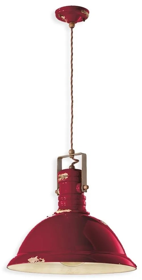 Lustra design retro realizata manual din ceramica INDUSTRIAL