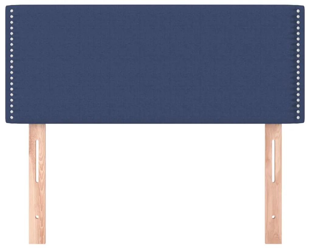 Tablie de pat, albastru, 80x5x78 88 cm, textil 1, Albastru, 80 x 5 x 78 88 cm