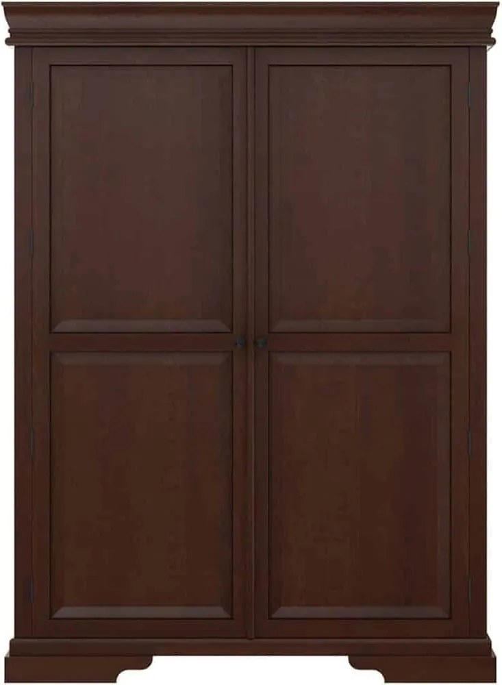 Dulap lemn masiv nuc Louis 2 Uși, 150 × 60 × 195 cm