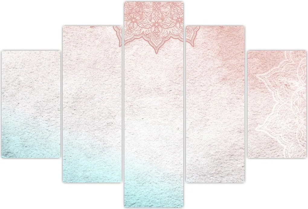 Tablou - Mandala pe zid 2 (150x105 cm)