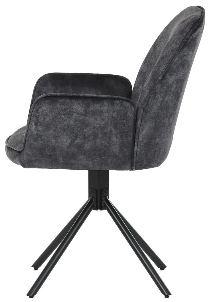 Set de scaune de sufragerie HC-511 BK4, 2 buc.