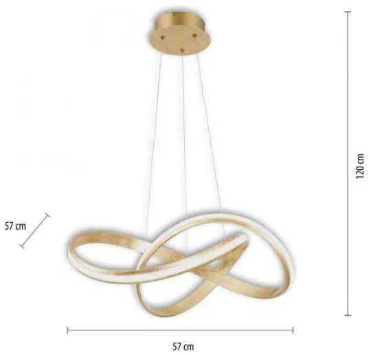 Paul Neuhaus 8291-12 - LED Lustră pe cablu dimmabilă MELINDA 1xLED/30W/230V