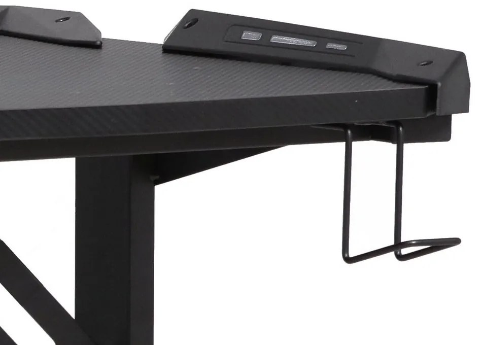 Birou PC Sigmund, negru